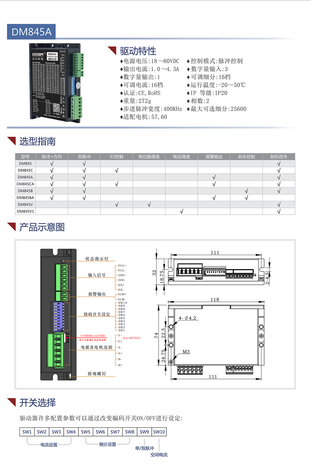 DM845A带报警